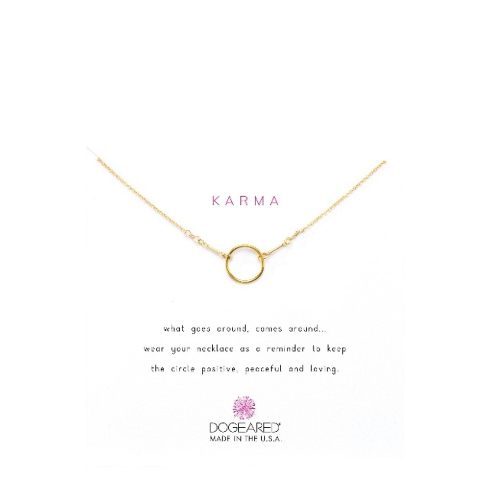 Dogeared Karma necklace